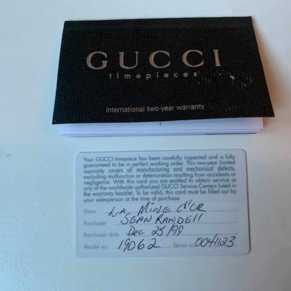 Authentic Vintage Gucci Two-Tone Swiss Watch | Box & Papers - Picture 5 of 9